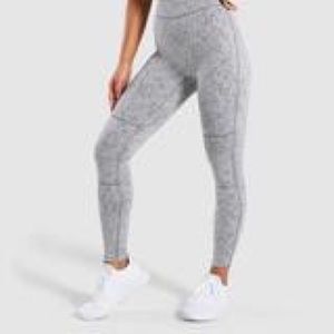 Gymshark Fleur Leggings - Charcoal Marl
